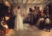 John H F Bacon The Wedding Morning oil on canvas